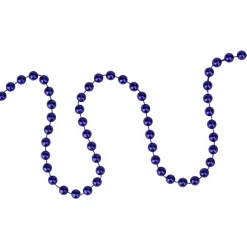 Beaded Garland*Northlight 15' X 0.25" Shiny Sapphire Blue Beaded Artificial Christmas Garland - Unlit