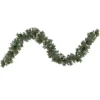 Frosted, Flocked, Iced Garland*Northlight 9' X 10" Snow Valley Pine Artificial Christmas Garland, Unlit