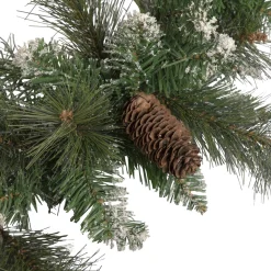 Frosted, Flocked, Iced Garland*Northlight 9' X 10