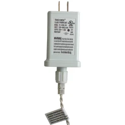 Hofert 4' X 8' Warm White Led Multi-Function Curtain Christmas Lights - White Wire