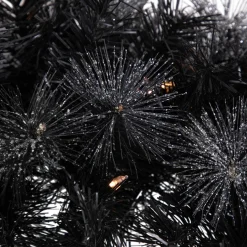 Pre-Lit Wreaths*Northlight Black Bristle Artificial Christmas Wreath- 36 Inches, Warm White Led Lights