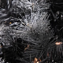 Pre-Lit Wreaths*Northlight Black Bristle Artificial Christmas Wreath- 36 Inches, Warm White Led Lights