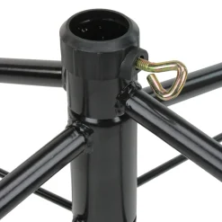 Artificial Tree Stands*Northlight Black Metal Rolling Christmas Tree Stand For 6.5'-7.5' Artificial Trees