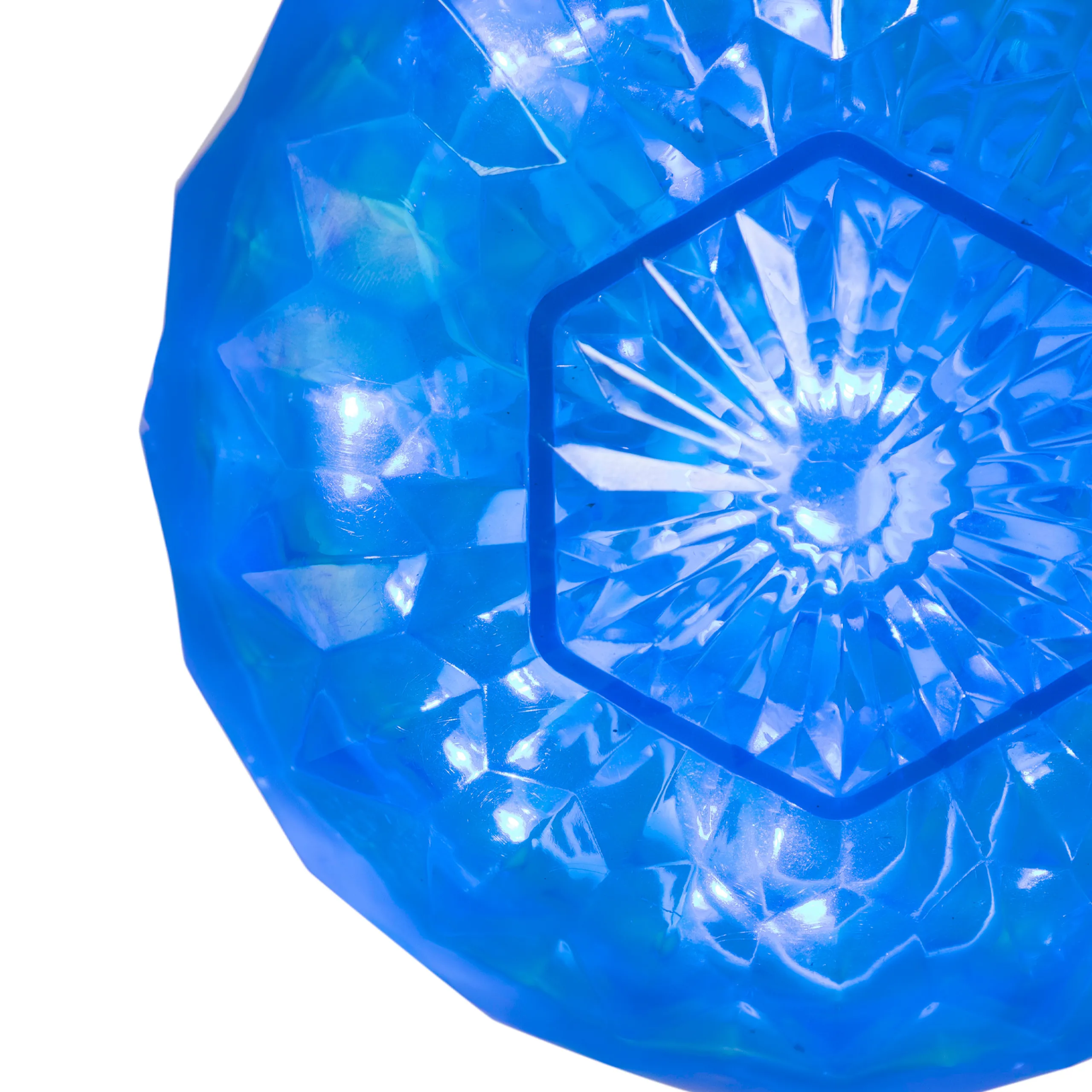 Northlight Blue Led Hanging Crystal Sphere Ball Outdoor Christmas Decor - 6 Inch