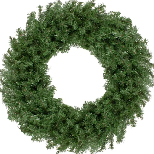 Unlit Wreaths*Northlight Canadian Pine Artificial Christmas Wreath, 24-Inch, Unlit