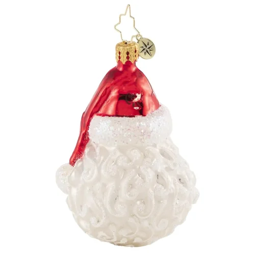 Christopher Radko Santa Claus> Classic St. Nick Gem Glass Christmas Ornament 1020647