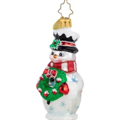 Christopher Radko Collectible></noscript> Darling Christmas Decorator Glass Christmas Ornament 1021062