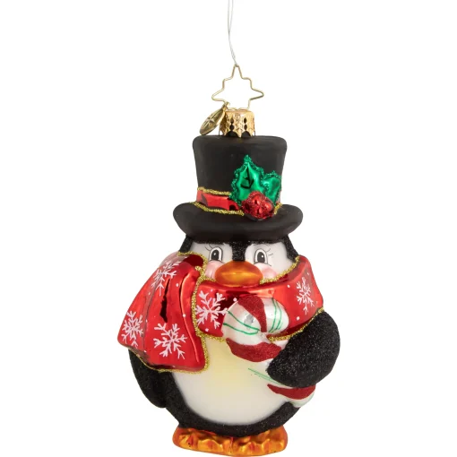 Christopher Radko Collectible> Flightless Yet Fashionable Glass Christmas Ornament 1020742