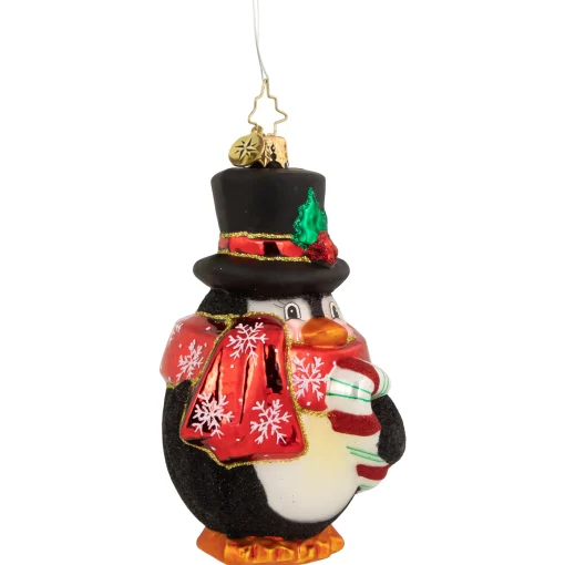 Christopher Radko Collectible> Flightless Yet Fashionable Glass Christmas Ornament 1020742