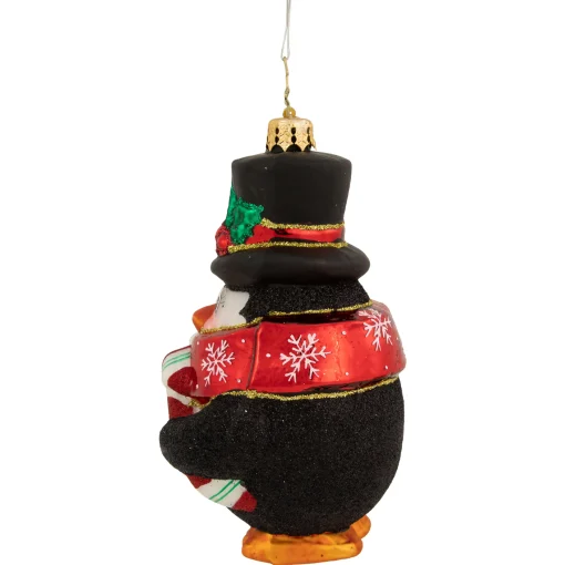 Christopher Radko Collectible> Flightless Yet Fashionable Glass Christmas Ornament 1020742