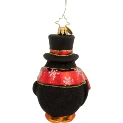 Christopher Radko Collectible></noscript> Flightless Yet Fashionable Glass Christmas Ornament 1020742