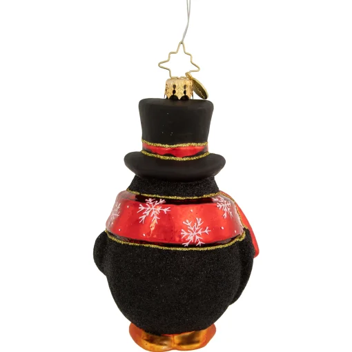 Christopher Radko Collectible> Flightless Yet Fashionable Glass Christmas Ornament 1020742