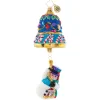 Christopher Radko Collectible> Frosty Ringer Glass Christmas Ornament 1021370