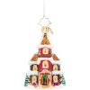 Christopher Radko Collectible> Grandeur In Ginger Gem Glass Christmas Ornament 1020562