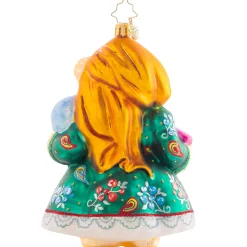 Christopher Radko Collectible></noscript> Muffy's Fortune Glass Christmas Ornament 1021478