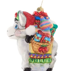 Christopher Radko Collectible> Packed With Presents Glass Christmas Ornament 1021541