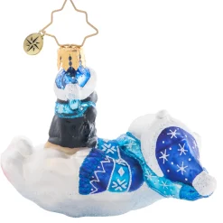 Christopher Radko Collectible></noscript> Perfect Polar Pals Gem Glass Christmas Ornament 1021406
