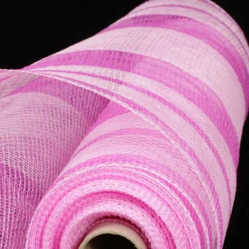 The Ribbon People Classic And Light Pink Deco Mesh Craft Ribbon 21" X 40 Yards