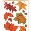Beistle Club Pack Of 120 Autumn Leaves And Acorns Fall Window Clings 17"
