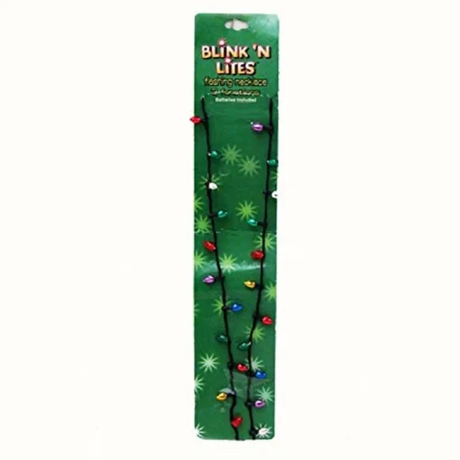 Party Supplies*Kurt Adler Club Pack Of 24 Battery Operated Christmas Lights Led Flashing Necklaces 30"