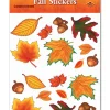 Beistle Club Pack Of 48 Fall Harvest Autumn Leaf Sticker Sheets 7.5"
