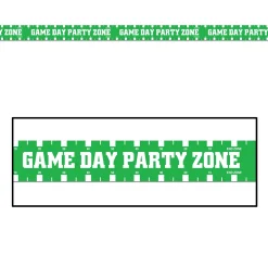 Party Central Club Pack Of 12 Green And White Game Day Party Zone Party Tape Streamers Decors 20'