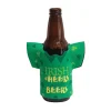 Party Central Club Pack Of 12 Green And Yellow St Patrick's Day Drink Holder 7.25"