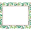 Linens*Party Central Club Pack Of 144 Holly And Berries Rectangular Christmas Placemats 17"
