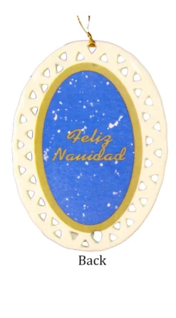 CC Christmas Decor Nativity & Religious></noscript>Club Pack Of 192 Ivory And Blue Jesus With Holy Mary Christmas Ornaments 3.75