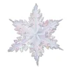 Party Supplies*Beistle Club Pack Of 12 Metallic Opalescent Winter Snowflake Hanging Christmas Decorations 24"