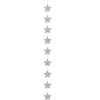 Beistle Club Pack Of 12 Metallic Silver Star Stringer Hanging Party Decorations 6.5'