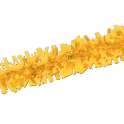 Specialty Garland*Beistle Club Pack Of 12 Packaged Bright Yellow Festive Tissue Festooning Decorations 25'