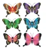 Party Central Club Pack Of 12 Pink And Green Majestic Butterfly Hanging Party Decor 5"