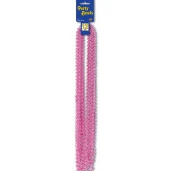Party Central Club Pack Of 144 Pink Round Beaded Necklace Birthday Party Favors 33''