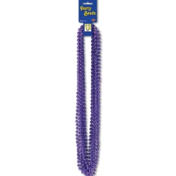 Party Central Club Pack Of 144 Purple Round Beaded Necklace Birthday Party Favors 33''