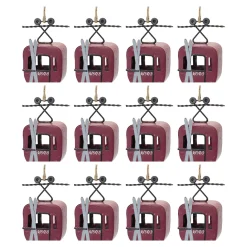 Melrose Transportation></noscript>Club Pack Of 12 Red And Black Vintage Ski Gondola Christmas Ornaments 4.5