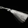 Party Supplies*The Ribbon People Club Pack Of 40 Shimmering Silver Contemporary Tassels 2.5"