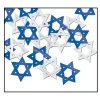 Beistle Club Pack Of 12 Silver And Blue Star Of David Hanukkah Celebration Confetti Bags 0.5 Oz.