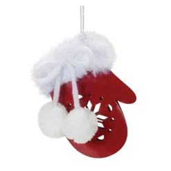 Melrose Stockings></noscript>Club Pack Of 12 Snowflake Mitten And Stocking Christmas Ornaments 4