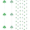 Beistle Club Pack Of 72 St. Patrick's Day Shamrock Stringers Hanging Decorations 6'