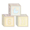 Party Central Club Pack Of 36 Vibrantly Colored Pastel Baby Blocks Party Favor Boxes 3.25