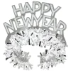 Beistle Club Pack Of 50 White And Silver Regal "Happy New Years" Legacy Party Favor Tiaras