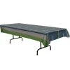 Beistle Club Pack Of Of 12 Blue And Green Road Print Reusable Table Covers 9' X 4.5'