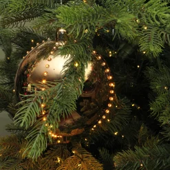 Northlight Balls>Copper Gold Led Lighted Cascading Sphere Christmas Ball Ornament 7.5" (190Mm)