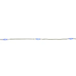 Northlight 50-Count Blue Led Micro Fairy Christmas Lights - 16Ft, Copper Wire