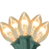 Northlight 25-Count Clear C7 Twinkle Christmas Light, 24Ft Green Wire