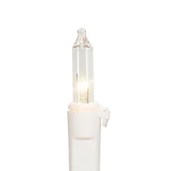 Northlight 100-Count Clear Mini Christmas Light Set, 20.25Ft White Wire