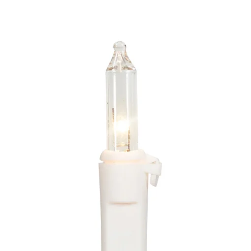 Northlight 100-Count Clear Mini Christmas Light Set, 20.25Ft White Wire