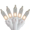 Northlight 35-Count Clear Mini Christmas Light Set, 7Ft White Wire