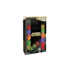 CC Christmas Decor 10-Count Color Changing Light Show Led G40 Christmas Lights, 9Ft Green Wire
